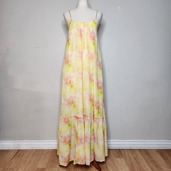 NWT Scotch & Soda Tiered Strap Maxi Dress Size 36/US6 - Picture 1 of 16